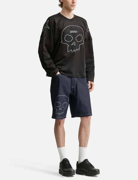 Zero X Pleasures Skull Jorts view 14