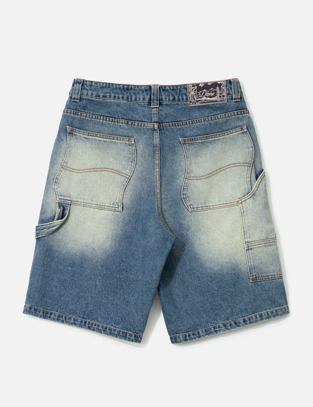 Carpenter Denim Shorts view 9