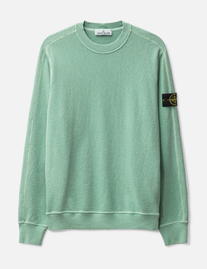 Stone Island Cotton Sweatshirt In Green
