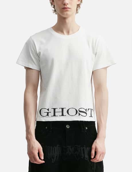 "Caspian" Ghost Fitted T-Shirt In White view 10