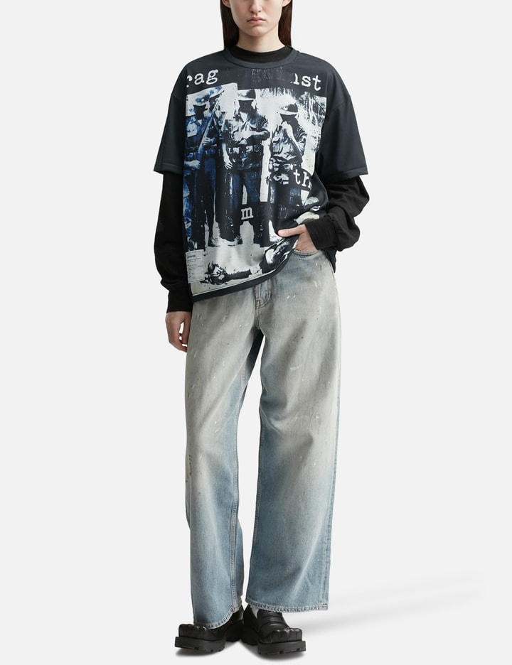 Trompe L'Oeil Scratch T-Shirt Placeholder Image