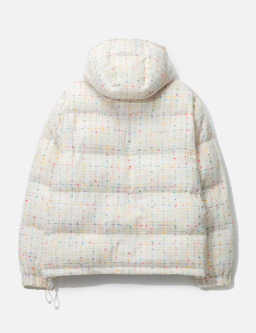 Abc. Tweed Hooded Puffer Jacket view 9