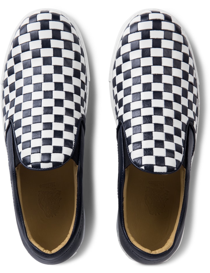 Navy 2tone Check Loafers Placeholder Image