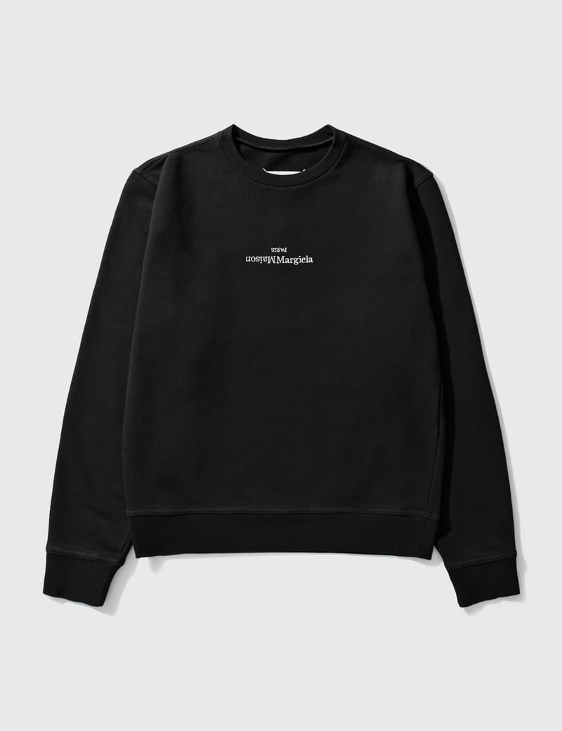 Maison Margiela - Upside Down Logo Sweatshirt | HBX - Globally Curated  Fashion and Lifestyle by Hypebeast