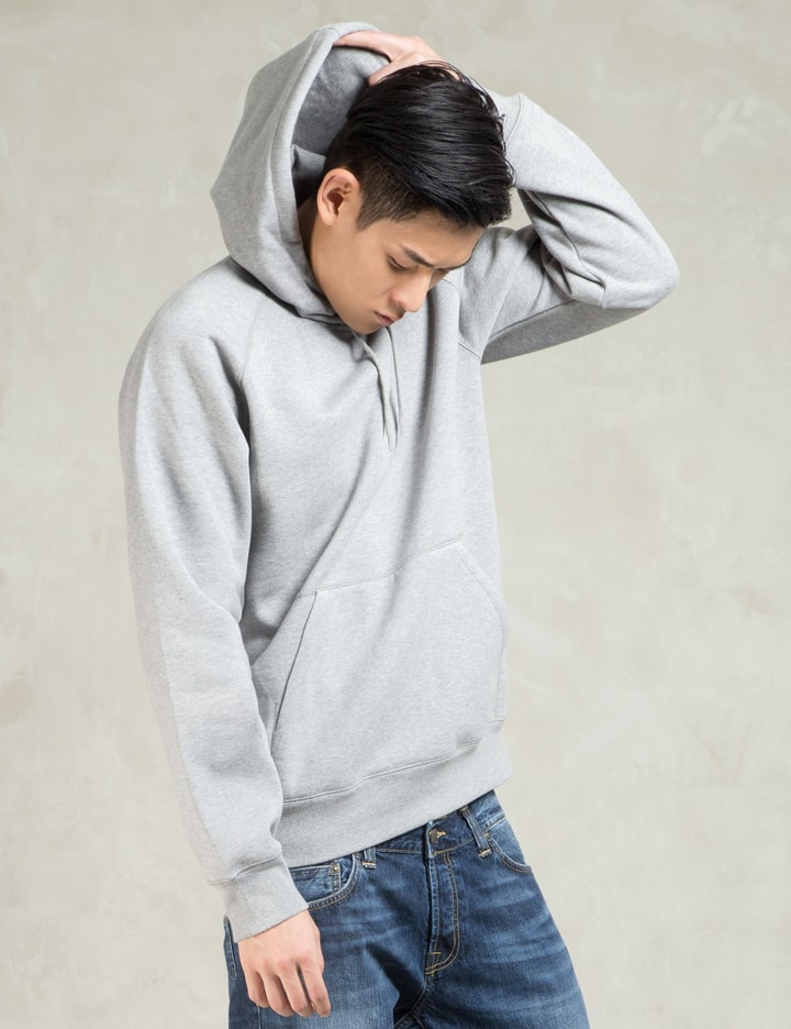 Grey Heather Hooded Chase Sweat Placeholder Image