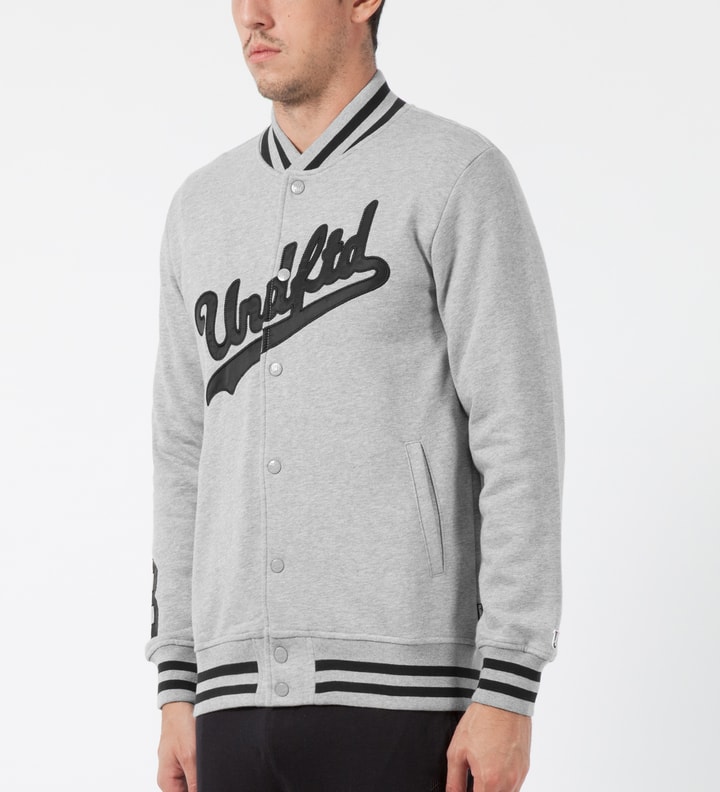 Heather Grey Script Varsity Jacket Placeholder Image