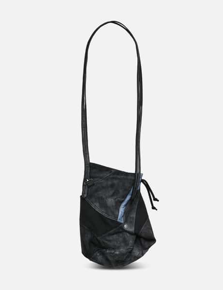 Kiko Kostadinov Kiko Kostadinov Oren Bag Medium Suede (Black/ Air Blue)