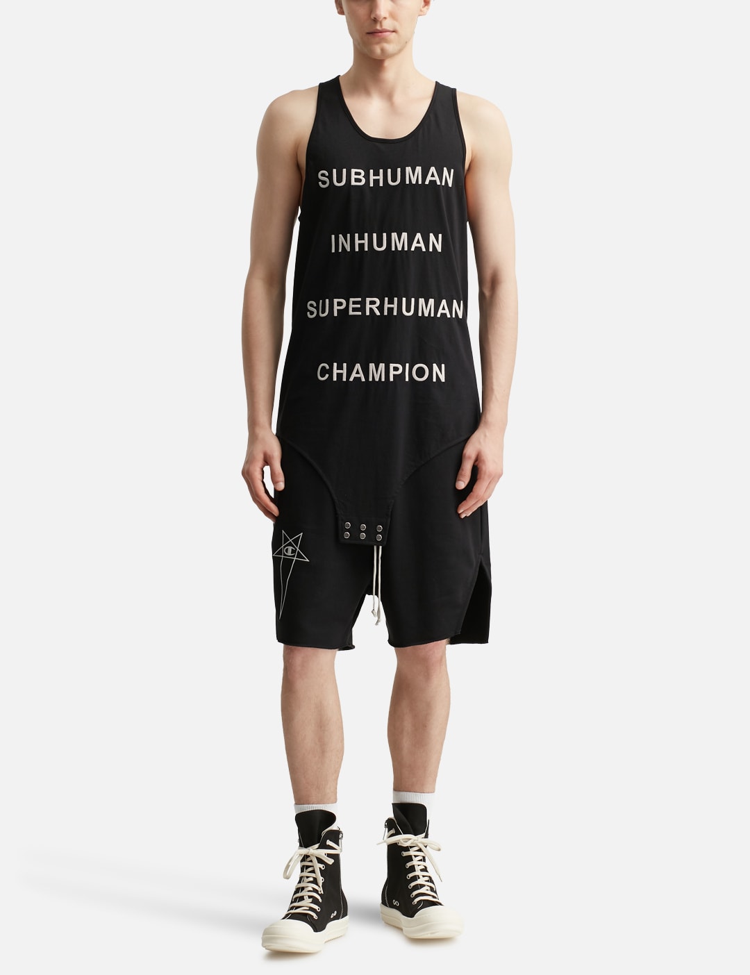 X Champion Basketball Tank W Subhuman Inhuman Superhuman view 16