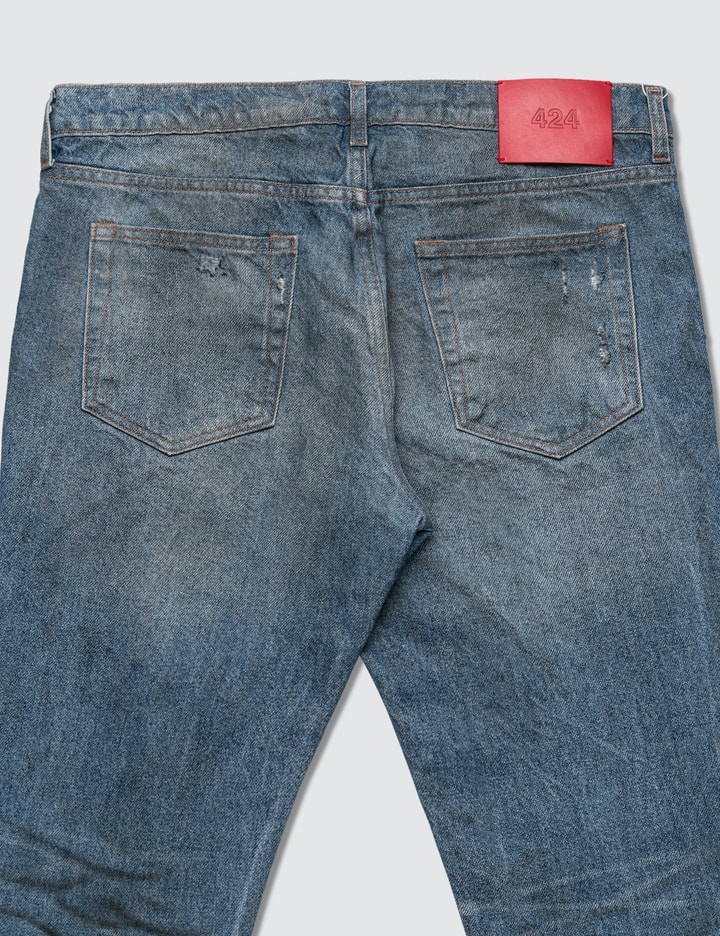 Destroyed 4 Pocket Jeans Placeholder Image