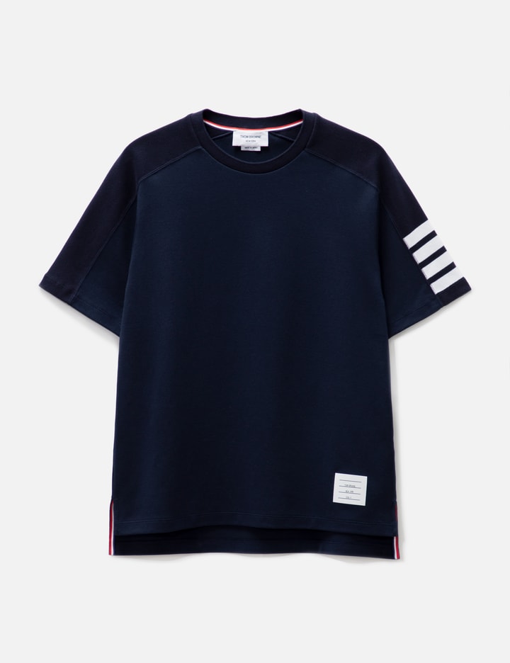 Thom Browne Cotton 4-Bar Short Sleeve Striped T-Shirt