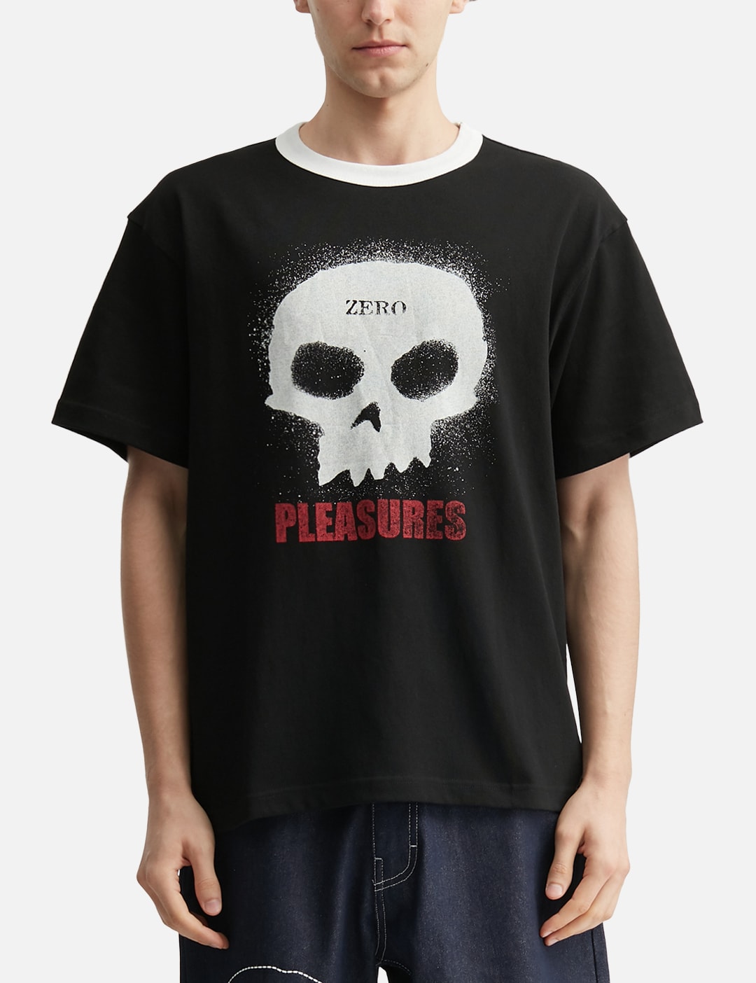 Zero X Pleasures Single Skull Heavyweight Shirt view 18