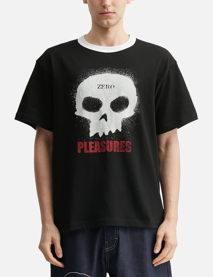 Pleasures Zero X Pleasures Single Skull Heavyweight Shirt