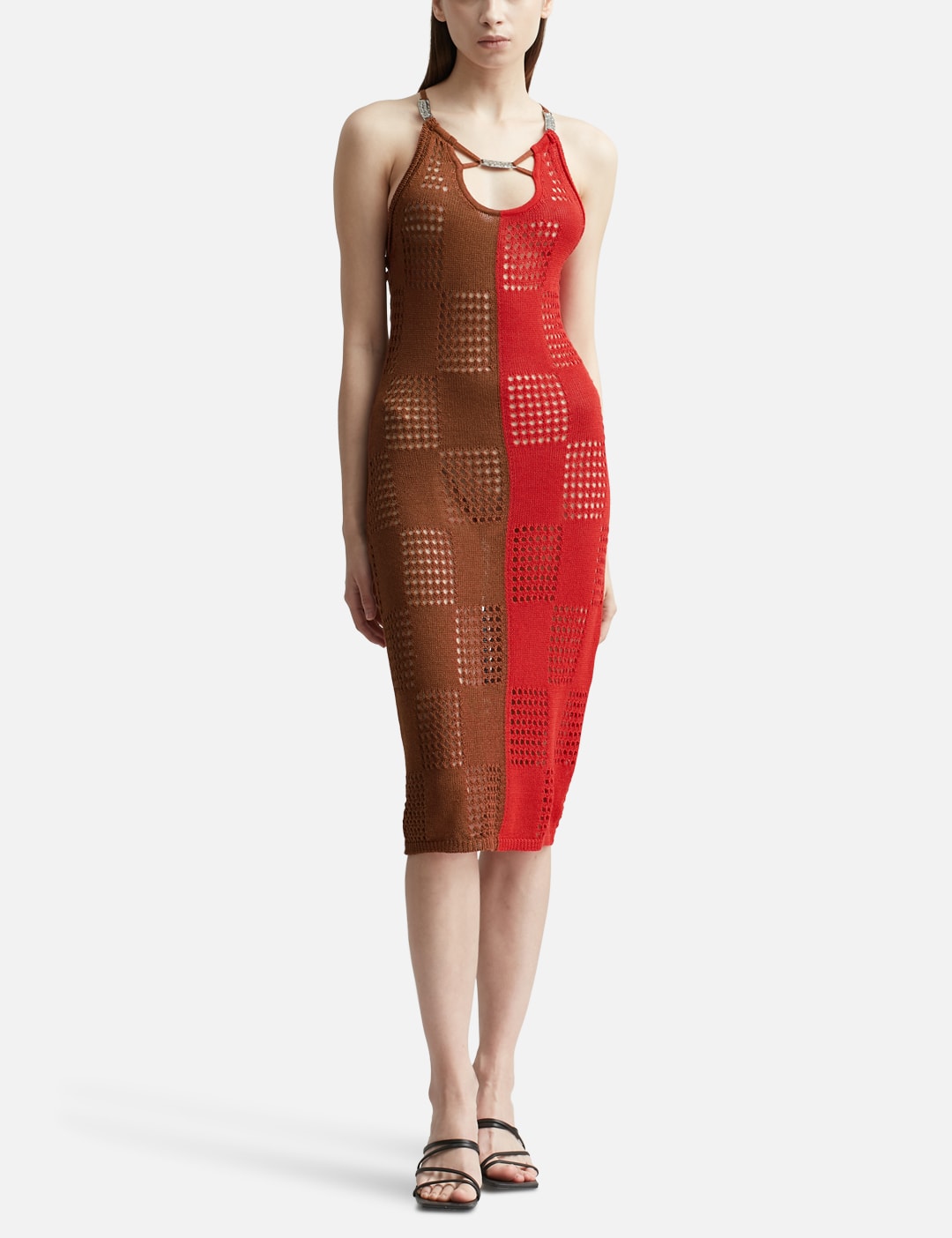 KEIRA BLOCK KNIT DRESS Placeholder Image