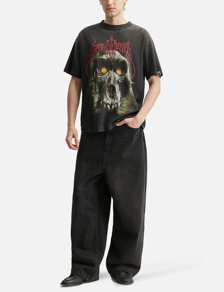 SAINT Mxxxxxx x A Bathing Ape Saint Bape Short Sleeve T-shirt Placeholder Image
