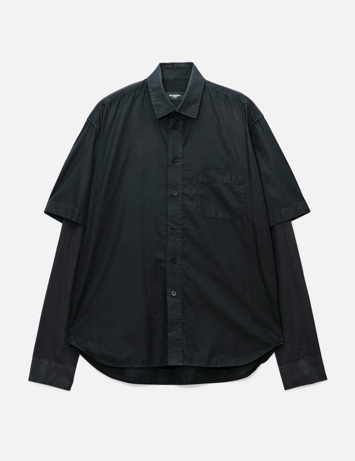 Givenchy Layered Shirt In Black