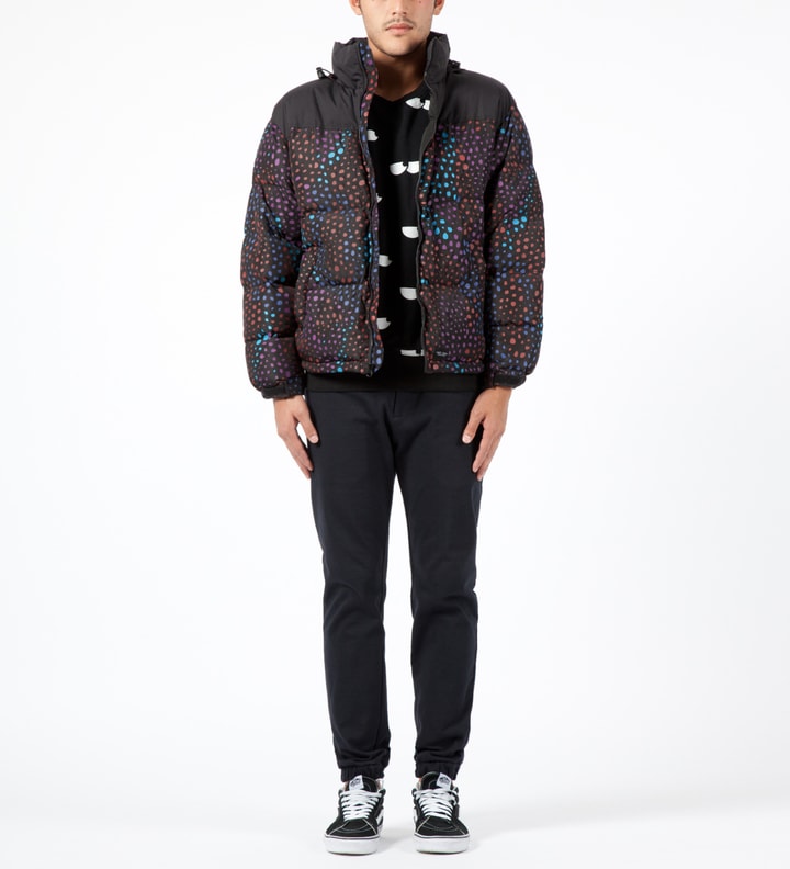 Black Midnight Lizard Puffer Jacket Placeholder Image
