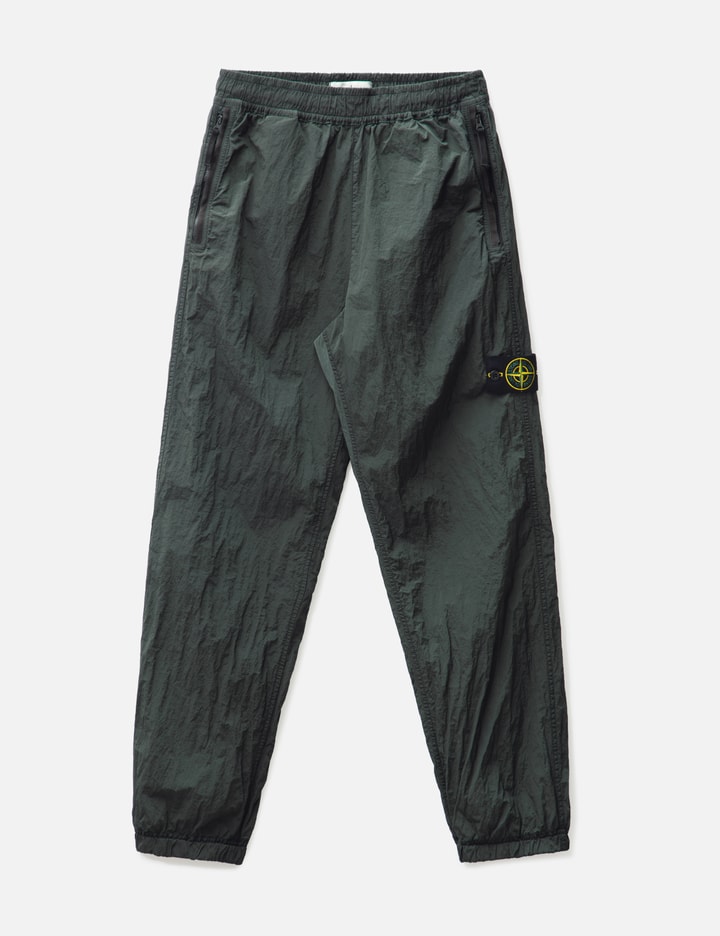Shop Stone Island Nylon Metal In Econyl® Regenerated Nylon Sweatpants In Green