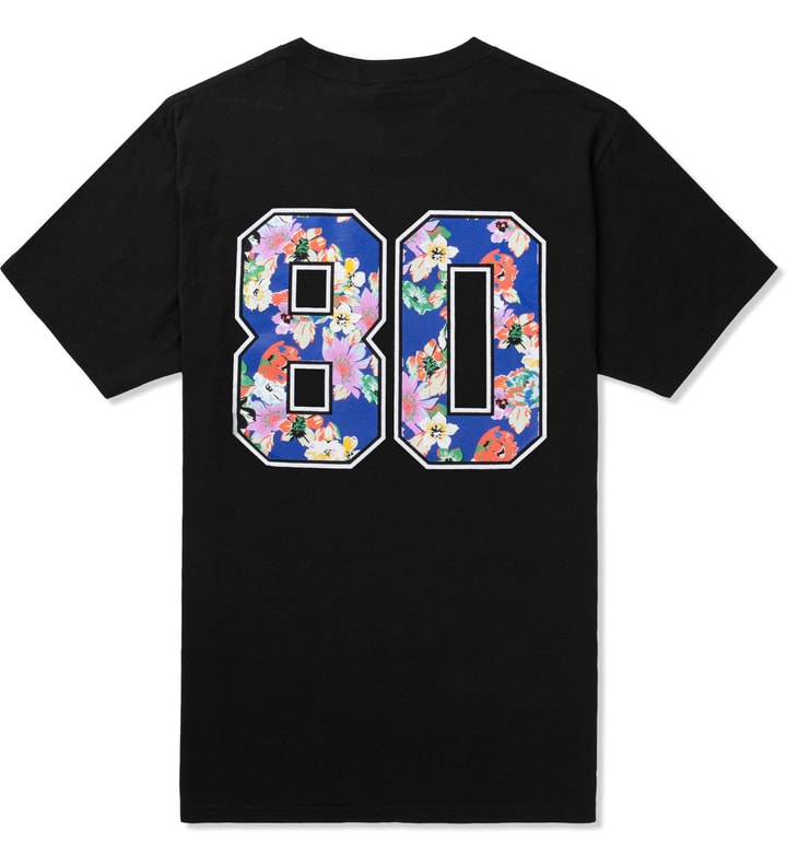 Black S Flower T-Shirt Placeholder Image