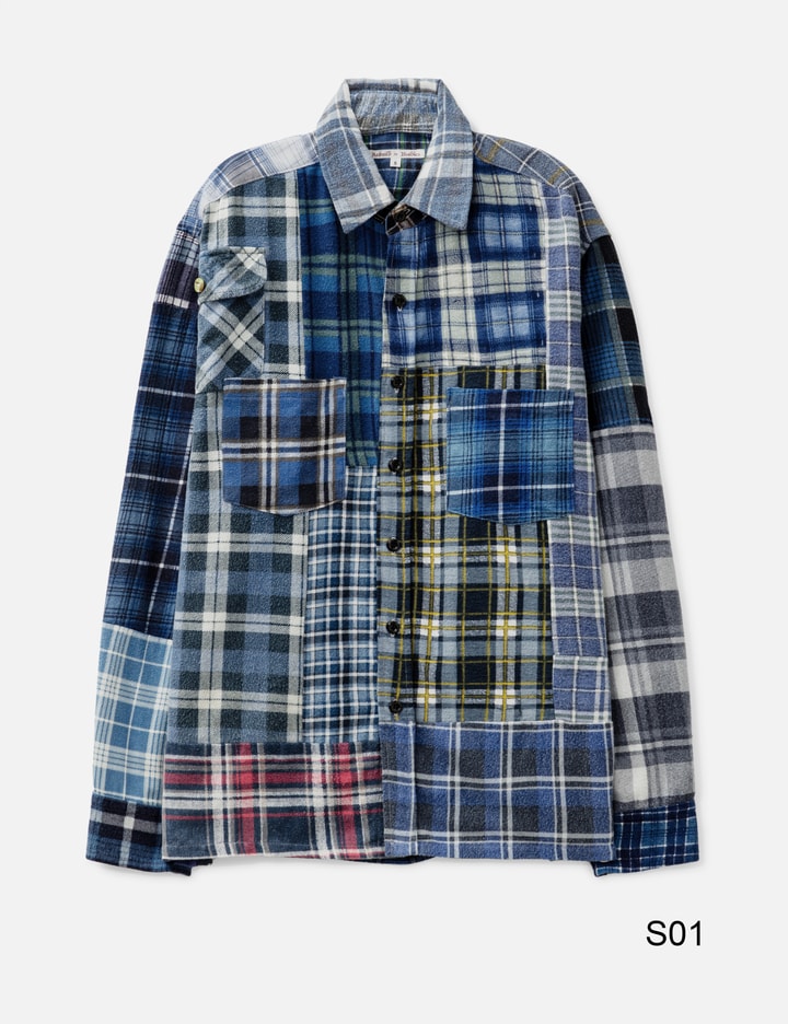 Straight Hem Flannel Shirt Placeholder Image