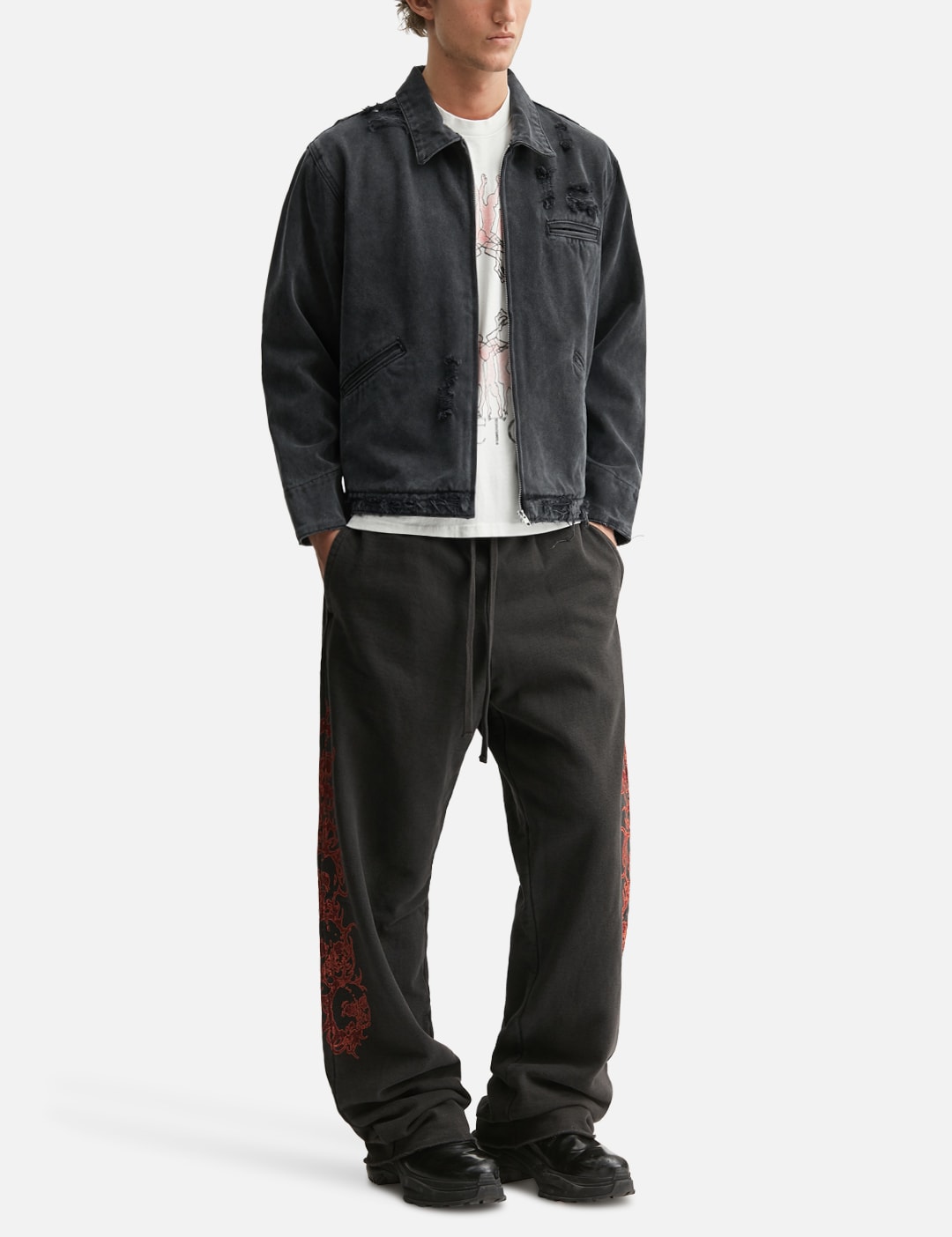 Hench Distressed Work Jacket view 15