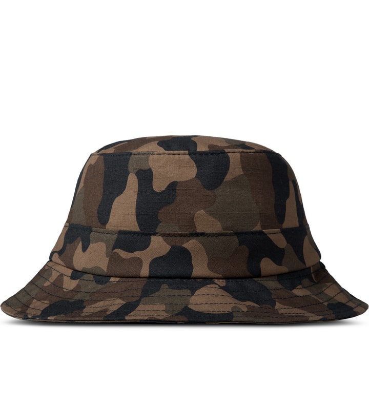 Camo Print Herringbone Bucket Hat Placeholder Image