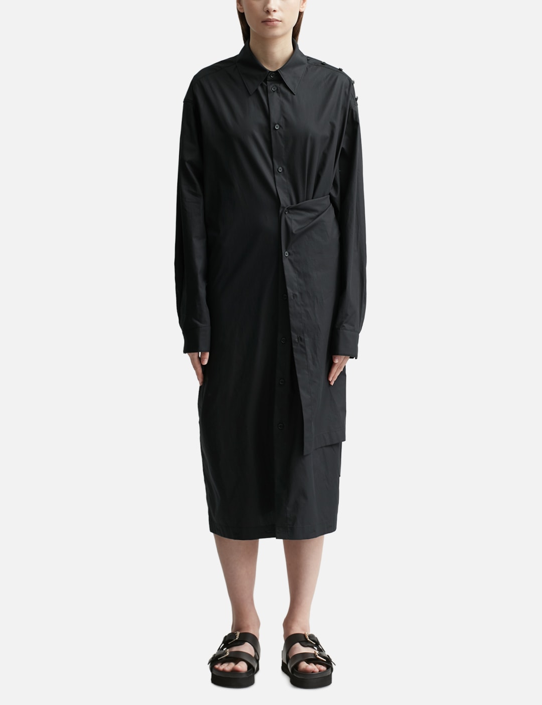 Lemaire - PLAYFUL BUTTONED SHIRT DRESS | HBX - Globally Curated  