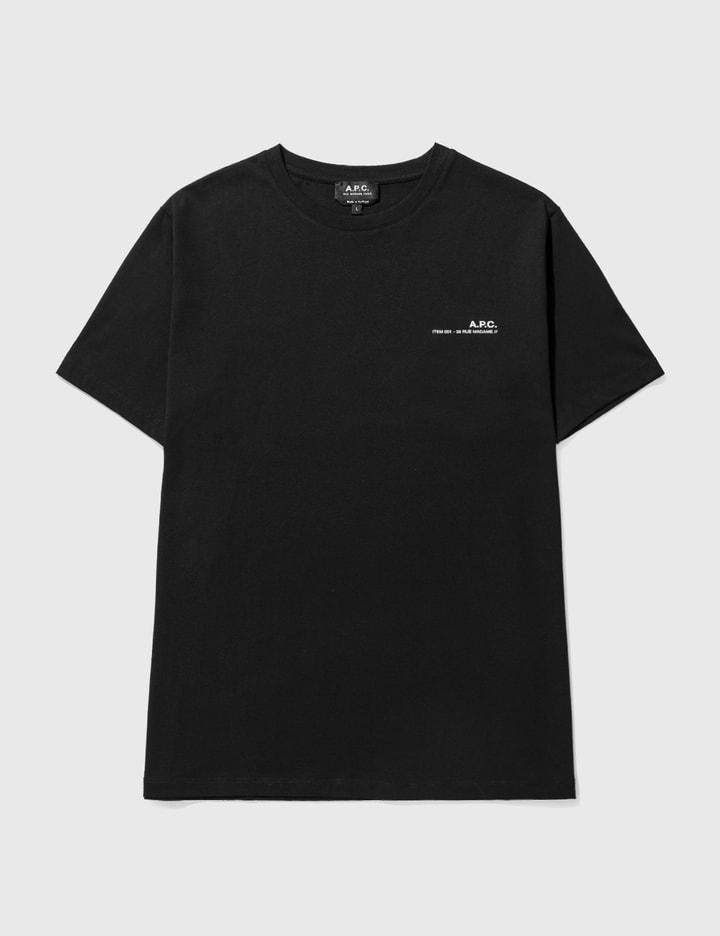 Shop Apc Item T-shirt In Black