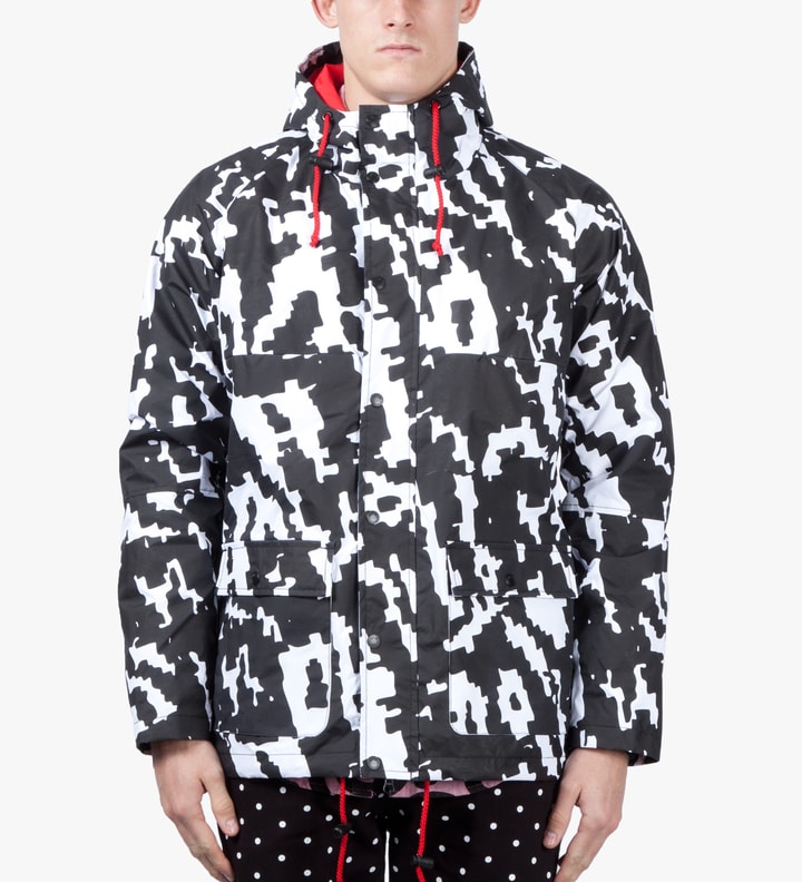 Black/White Digital Rain Mac Jacket Placeholder Image