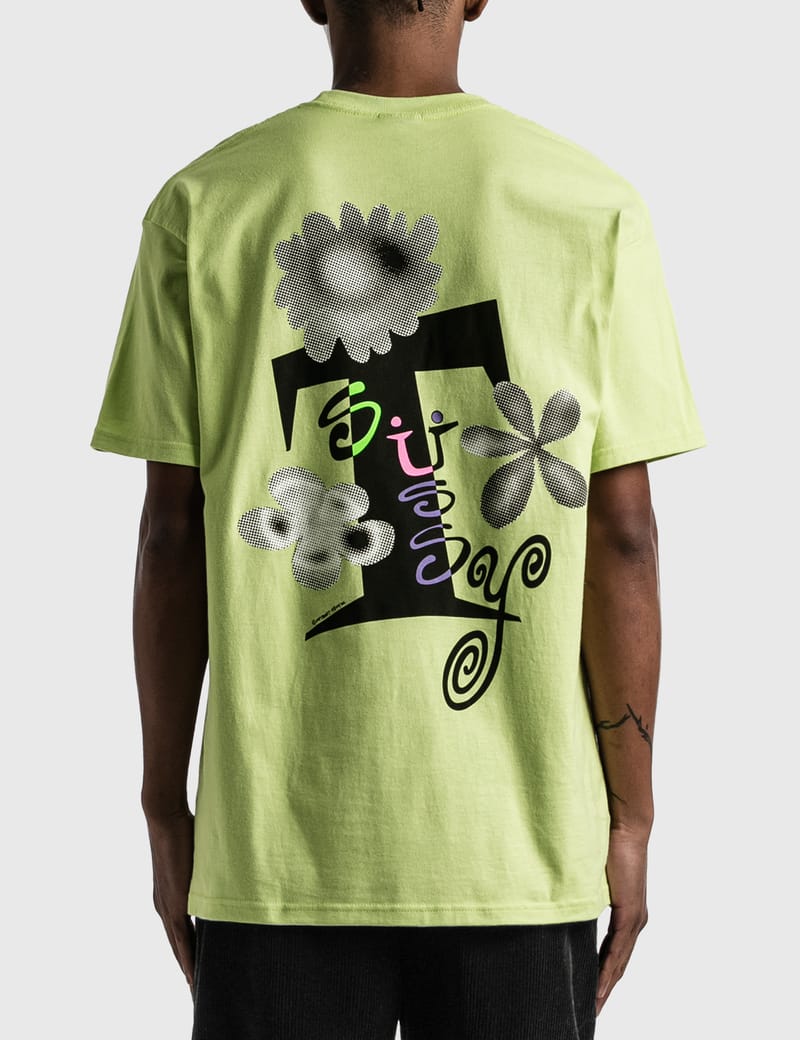 stussy acid flowers tee