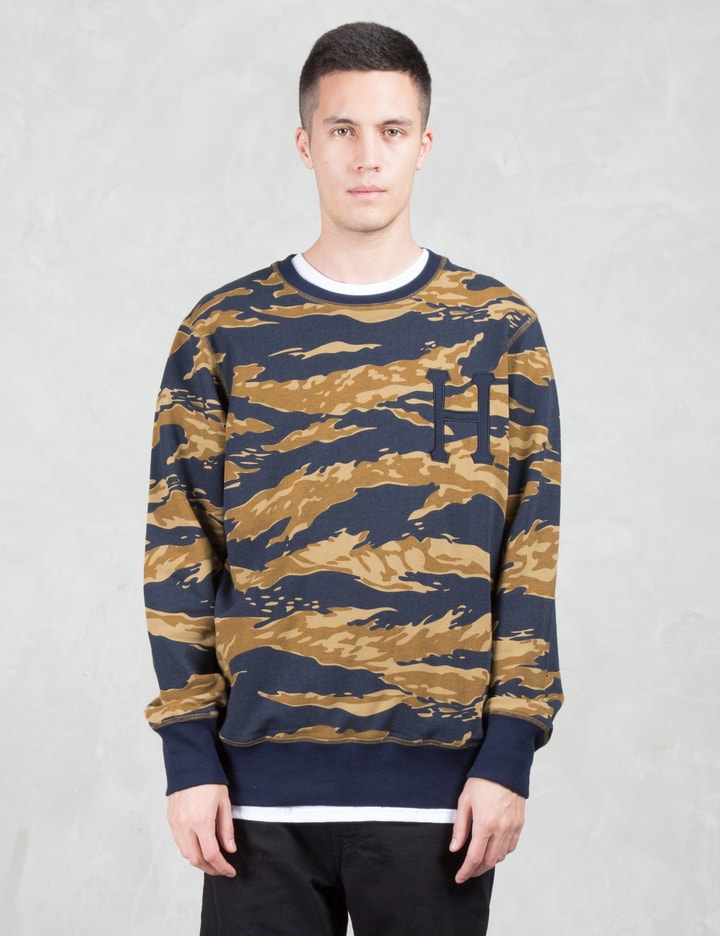 Golden Tiger Stripe Camo Sweatshirt Placeholder Image