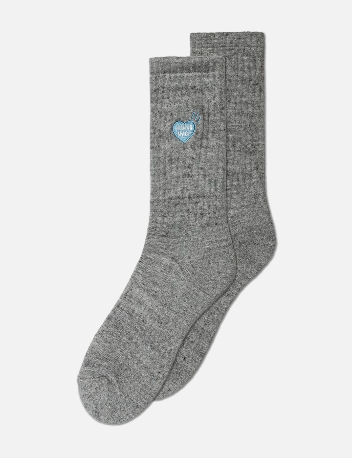Human Made Pile Socks In Grey