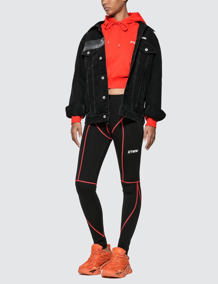 Fire Cropped Hoodie Placeholder Image