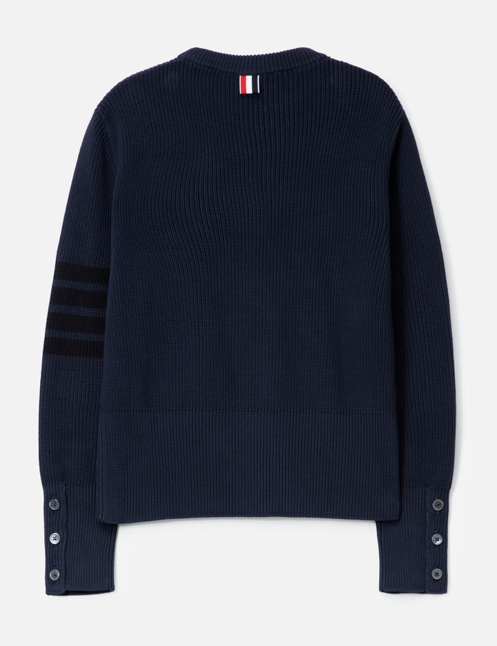 Cotton Cardigan Stitch 4-Bar Pullover Placeholder Image