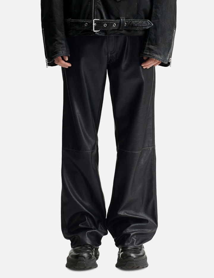 Faux Leather 5-pocket Trousers Placeholder Image
