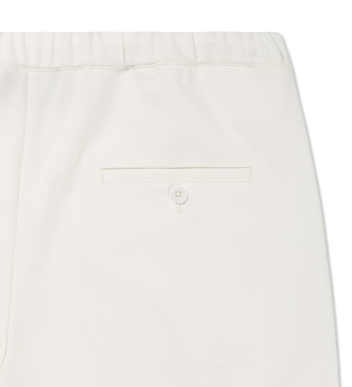 White Utility Pants with Side Zipper Detail Placeholder Image
