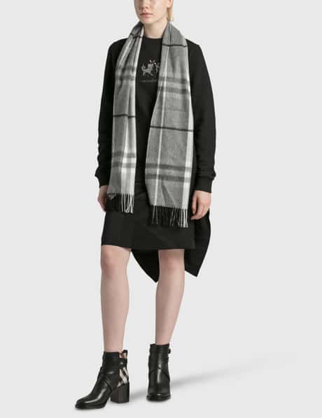 Burberry Giant Check Cashmere Scarf HBX - Main Image