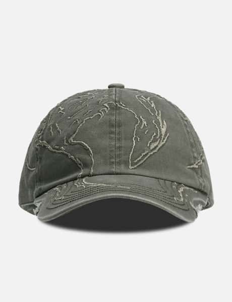 ROA Ryli Embroidered 6 Panel Cap - A washed cotton twill cap  display picture 1