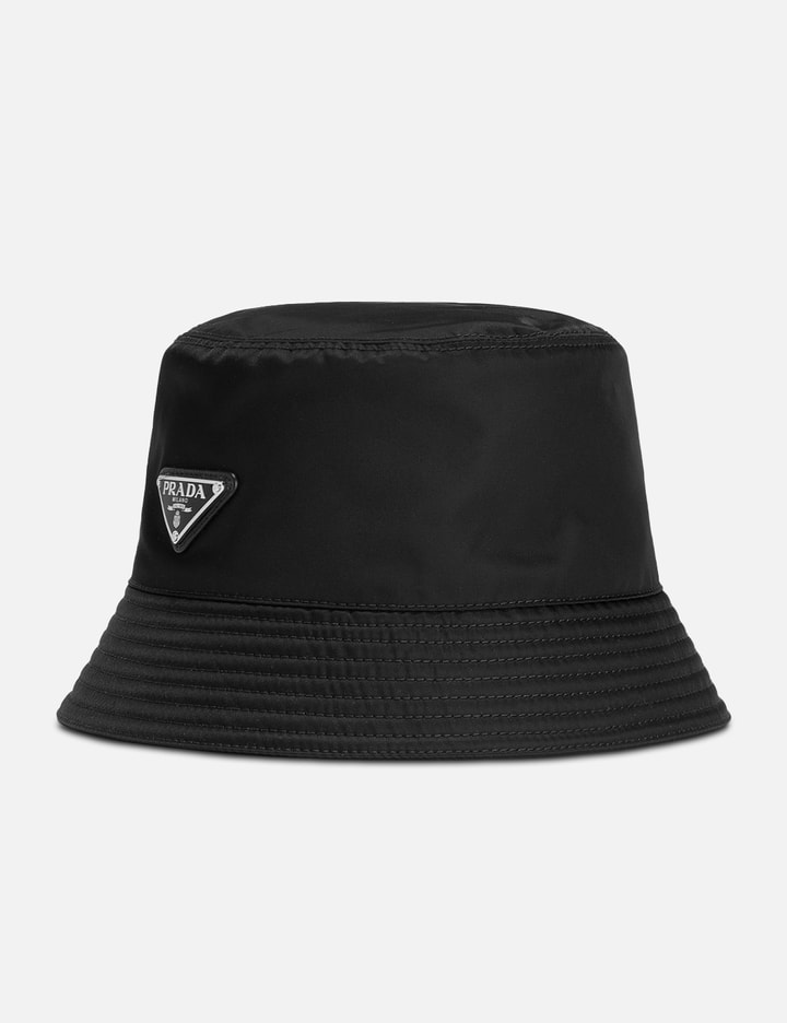 Quilted Re Nylon Bucket Hat in Black - Prada