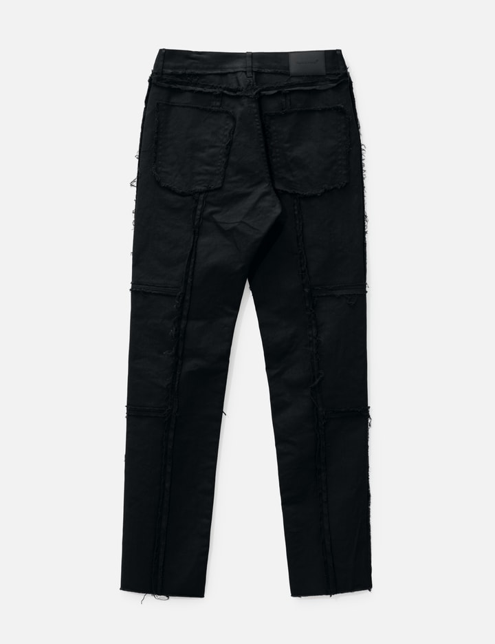 Shop Undercover Up1d4504 Raw Edge Pants In Black