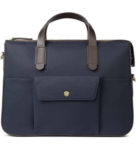 Briefcase Mismo Bag Mismo Navy/Dark Brown MS Briefcase HBX
