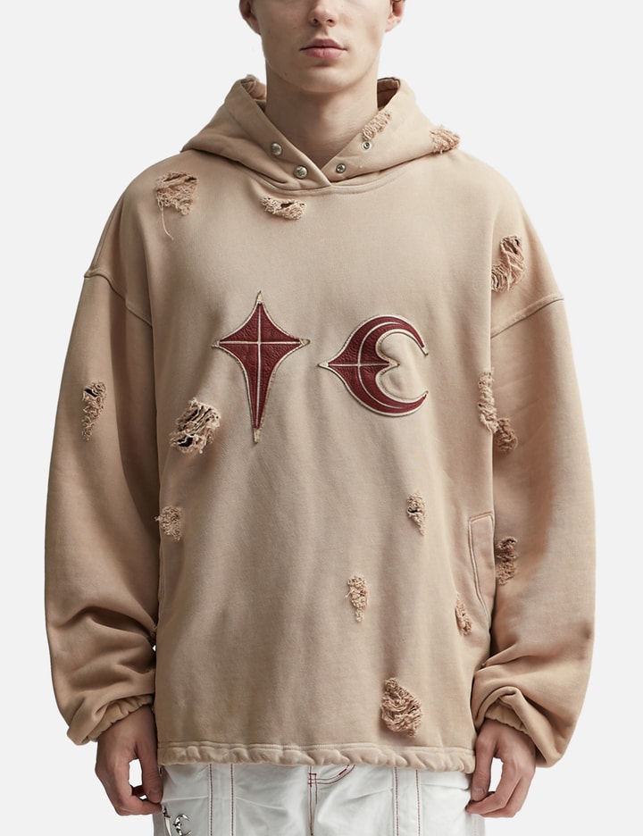 Shop Thug Club Rock Hoodie In Brown