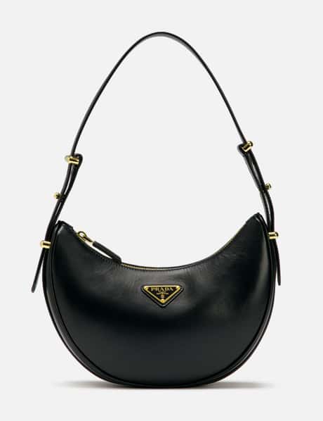 Prada Women's Fur Leather Shoulder Handbag Bag