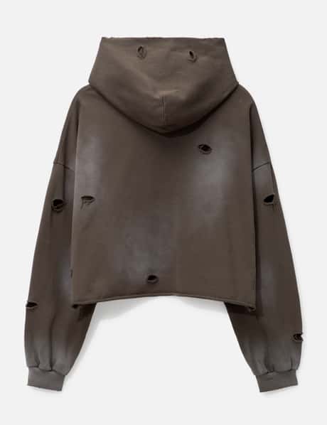 LIBERE LOGO CROP HOODIE HBX