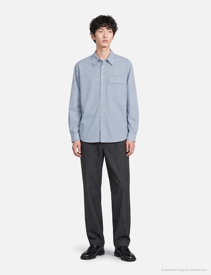 COOR Pin Stripe Pointed Shirt