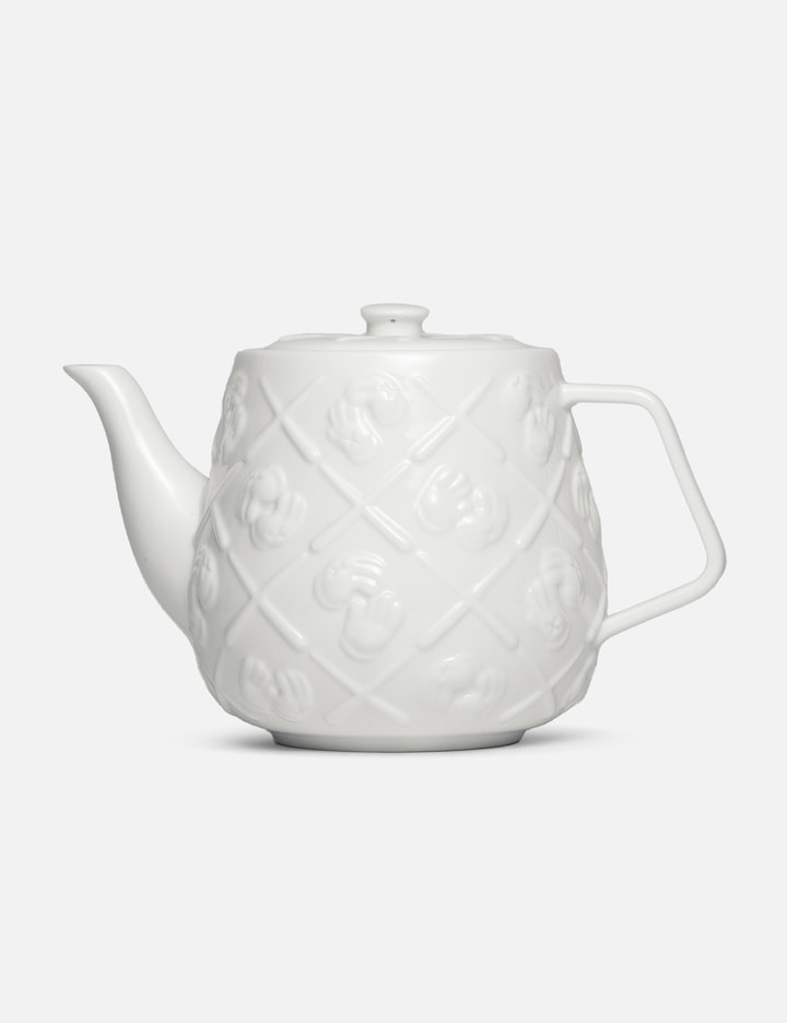 Kaws Ceramic Teapot In White