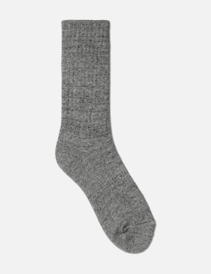 Shop Human Made Pile Socks In Grey