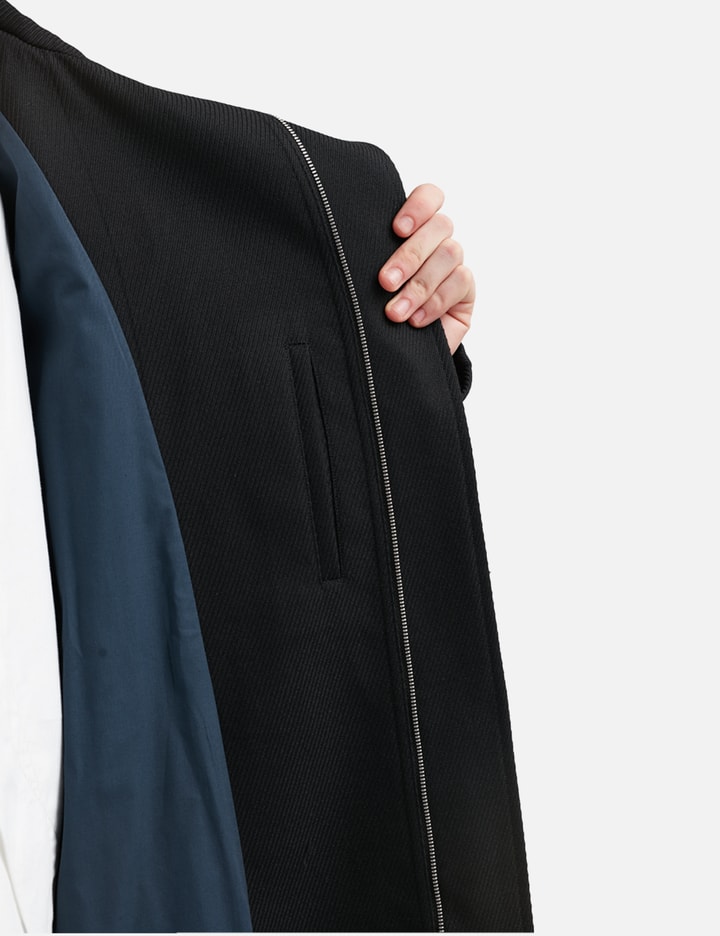 Folding Collar Long Coat Placeholder Image