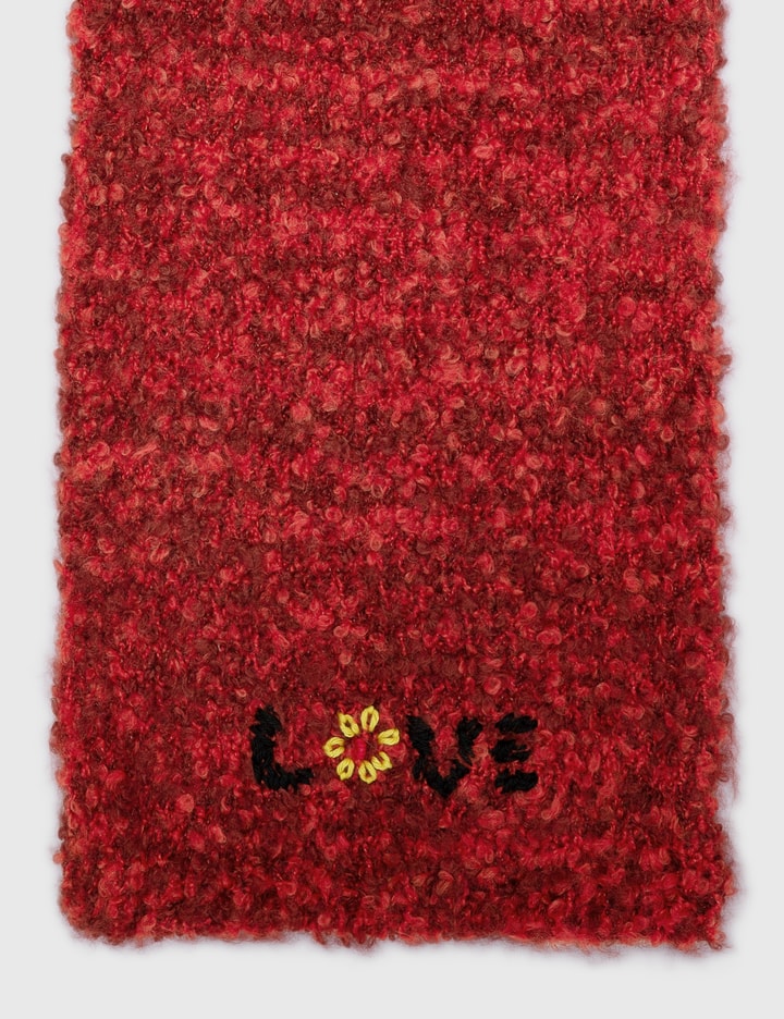 Love Embroidery Knit Muffler Placeholder Image