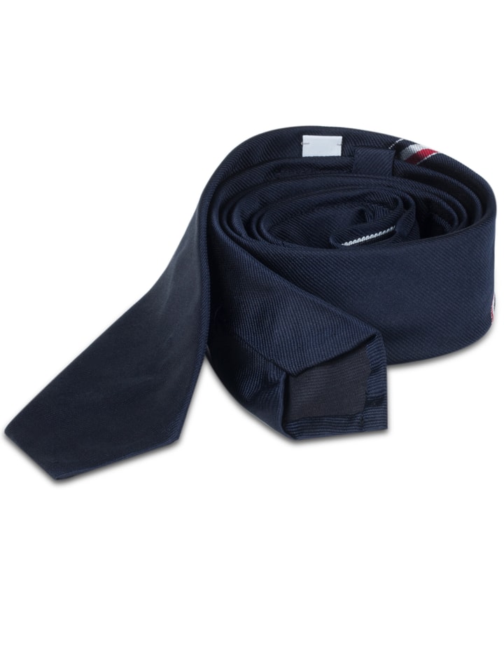 Silk Classic Necktie In Hector with RWB Stripe Placeholder Image