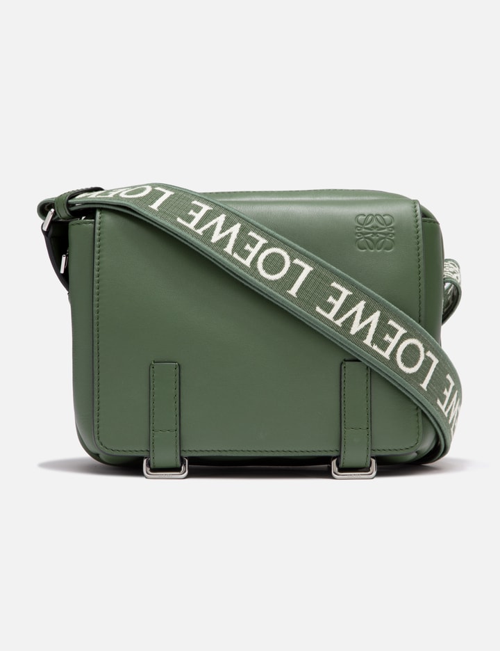 Shop Loewe Xs Military Messenger Bag In Green